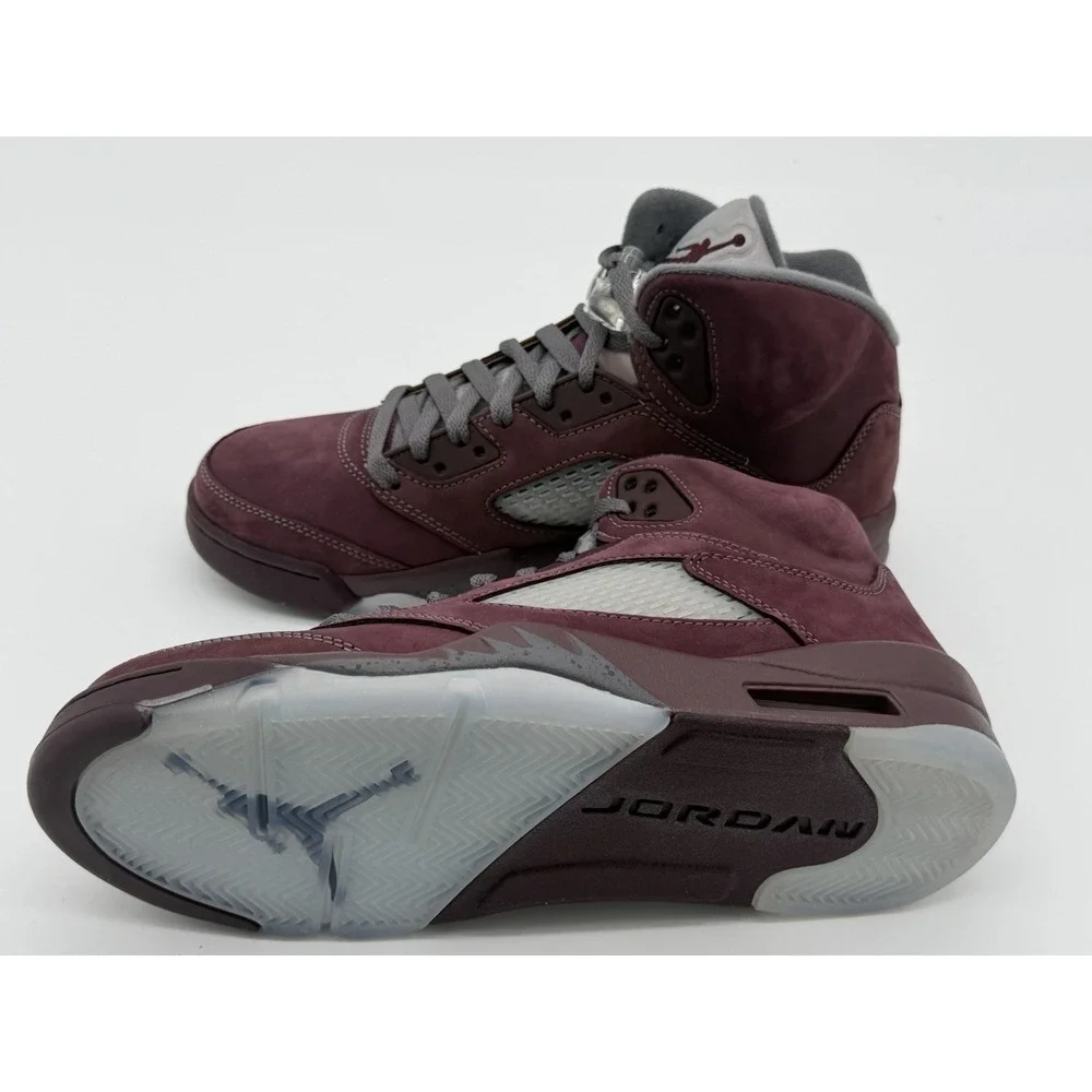 Men's Size 8.5 - Nike Air Jordan 5 Retro SE Burgundy DZ4131-600 No Box Lid